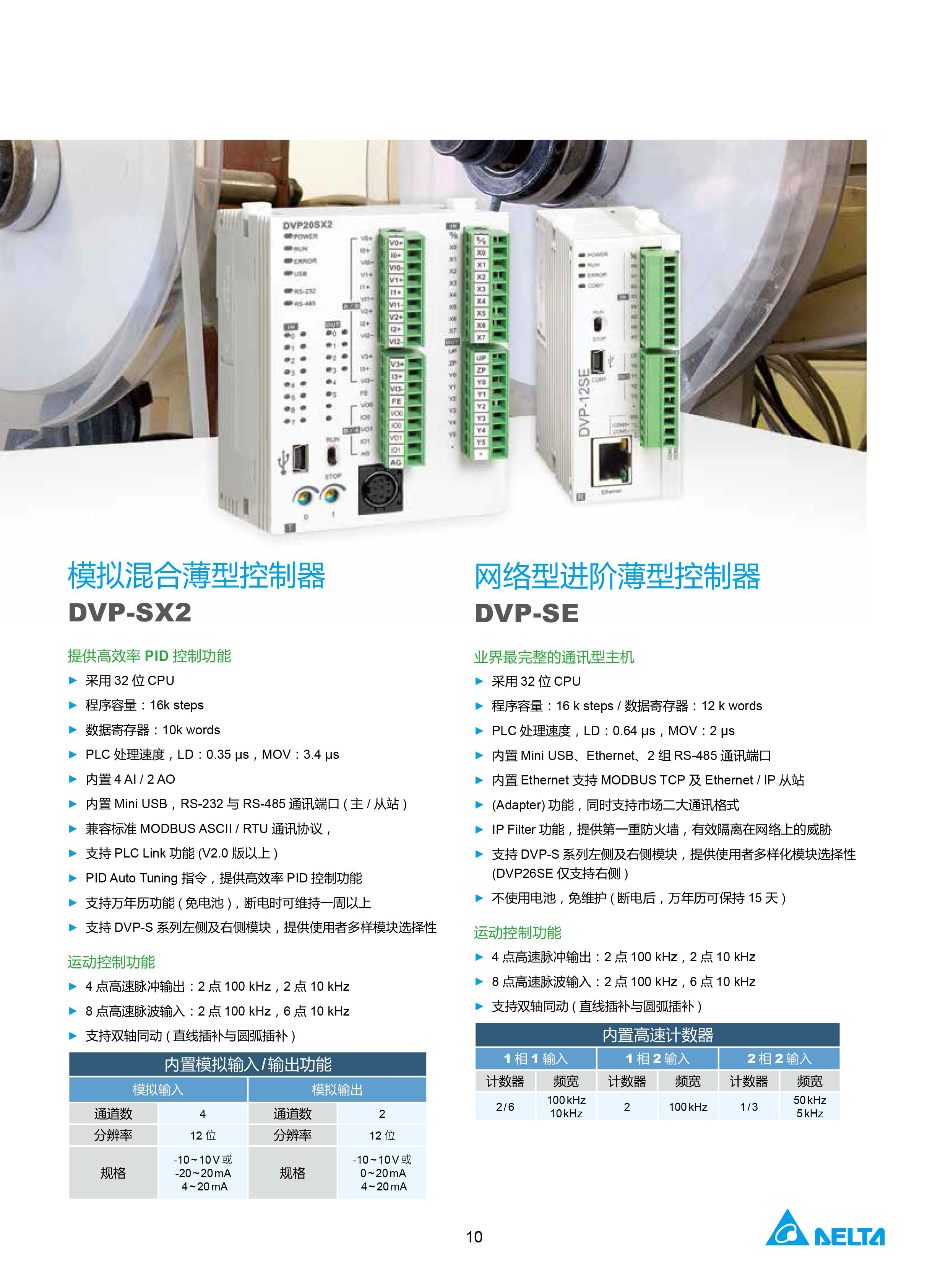 臺(tái)達(dá)DVP-PLC可編程控制器選型號(hào)|控制接線圖|編程手冊
